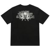 AMlRl Crew Neck Unisex Street Style Plain Cotton T-Shirt