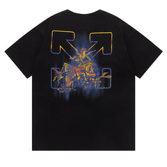 OFF-WHITE Cotton Cherub Print T-Shirts
