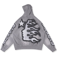 HELLSTAR Bulldog Air Brush Zip Up Hoodie