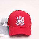 AMIRI Logo Baseball Caps Red