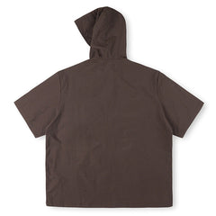 SAINT VANITY Embroidered Sporty Zipper Short-sleeved Jacket