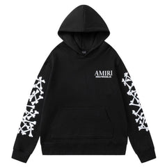 AMlRl Stacked Bones Hoodies