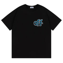 Off White Logo Pattern Printed T-Shirt