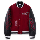 Off White AC Ml O novo casaco varsity jacket
