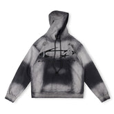 Hellstar Studios Grey Vintage Logo Washed Hoodie