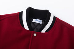 Off White AC Ml O novo casaco varsity jacket