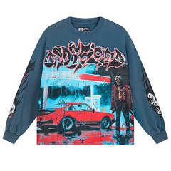 GODSPEED Sunset Drift Layered Long Sleeve T-Shirt