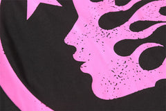 HELLSTAR Classic Lettering Rhinestone T-Shirt