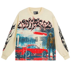 GODSPEED Sunset Drift Layered Long Sleeve T-Shirt