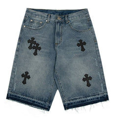 Chrome Hearts Denim Shorts