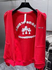 Chrome Hearts Hoodie Red #8622