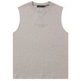 FEAR OF GOD Flocking small letter print Sleeveless T-Shirts