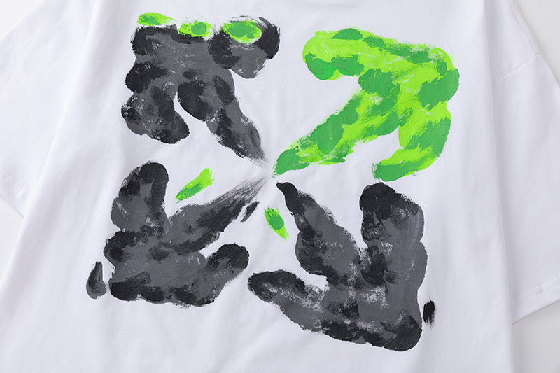 Off White Logo Pattern Printed T-Shirt