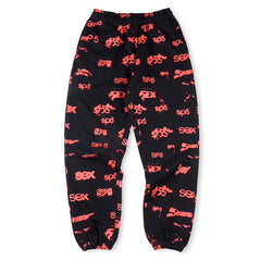 SP5DER graphic-print "Black" Track Pants