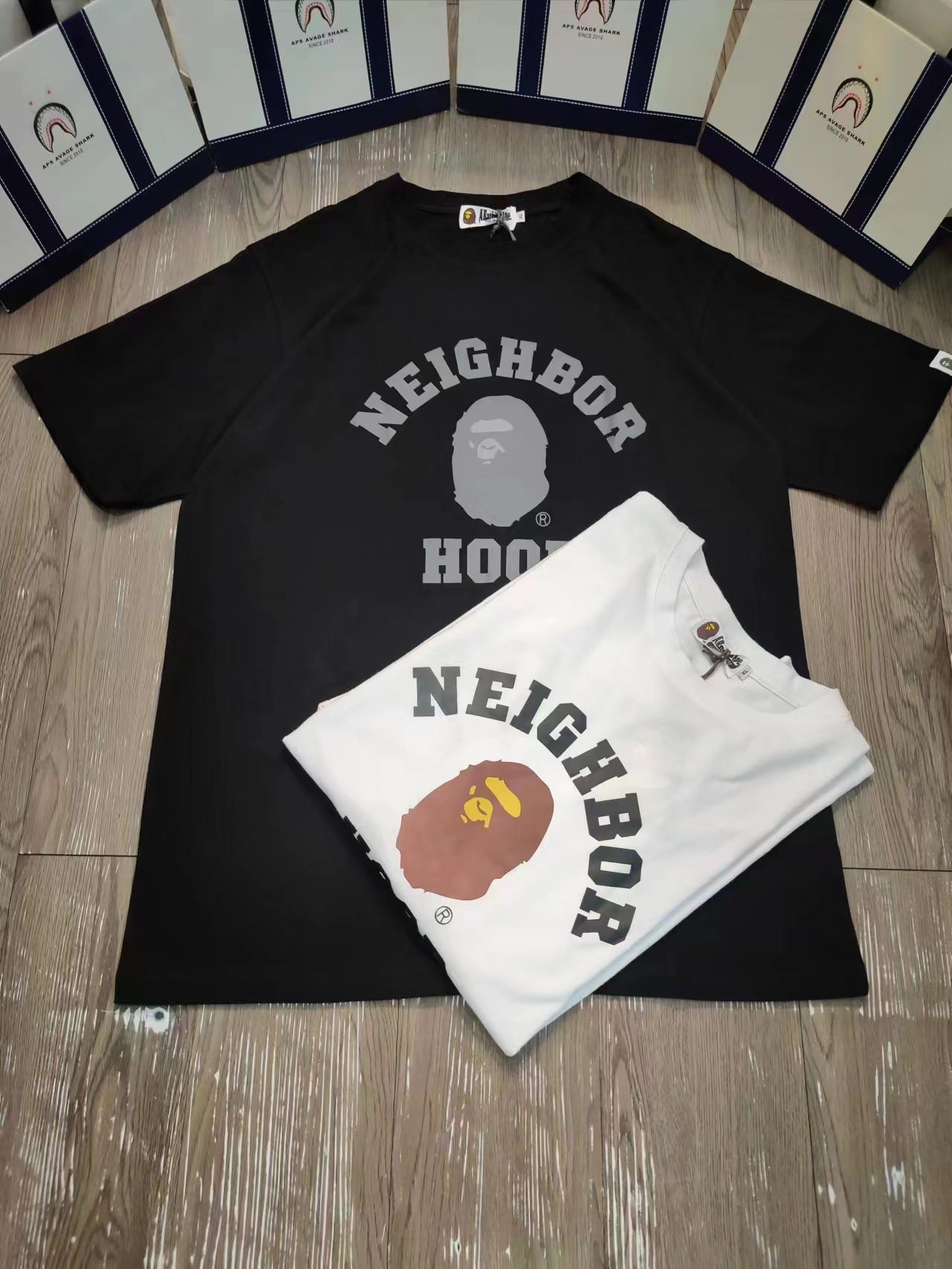 BAPE NEIGHBOR HOOD Ape Head T-Shirt