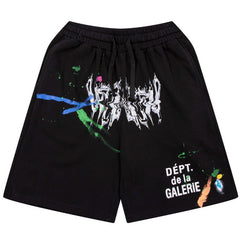 Gallery Dept Graffiti Letter Print Shorts