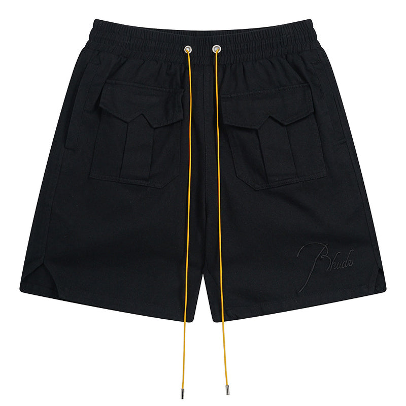 RHUDE Embroidered Letters Logo Shorts