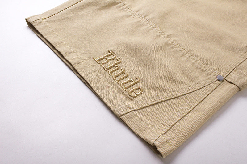 RHUDE Embroidered Letters Logo Shorts