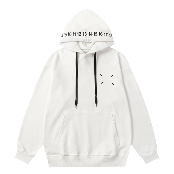 Maison Margiela Logo Embroidery Hoodie