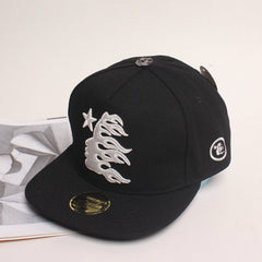 Hellstar Trucker Hats Black white logo