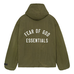 Fear of God Essentials Textured Nylon Trucker Jacket