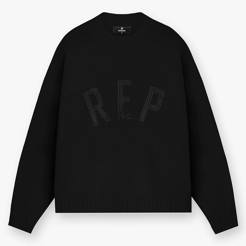 Represent Rep-appliqué sweater