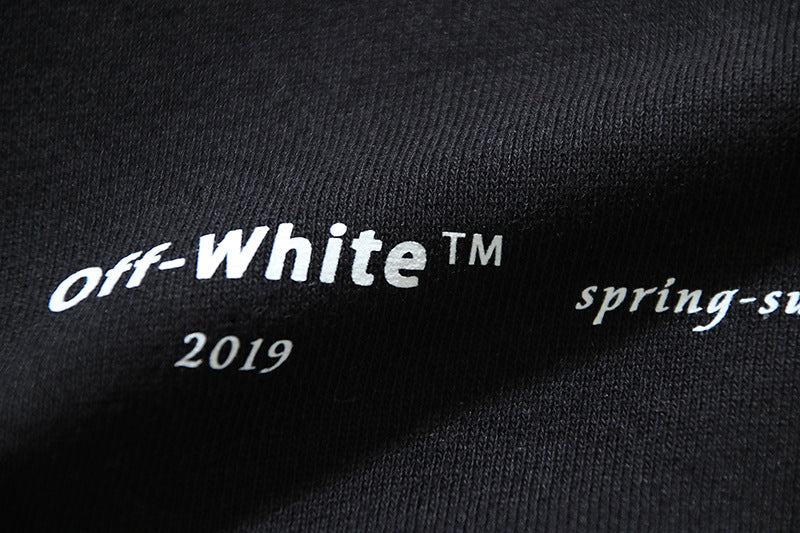 Off White Logo Cotton Sweatshirts