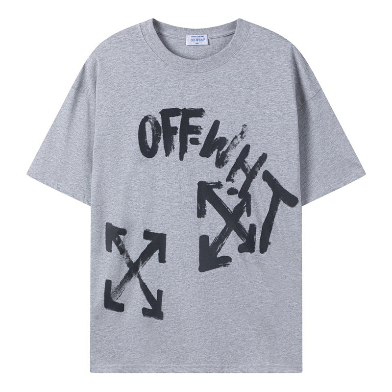 Off White Logo Cotton T-Shirts