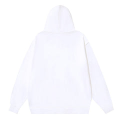 Off White Logo Drawstring Hoodie