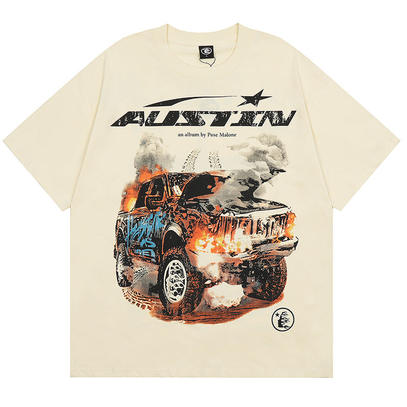 Hellstar Studios x Post Malone Austin Short Sleeve Tee