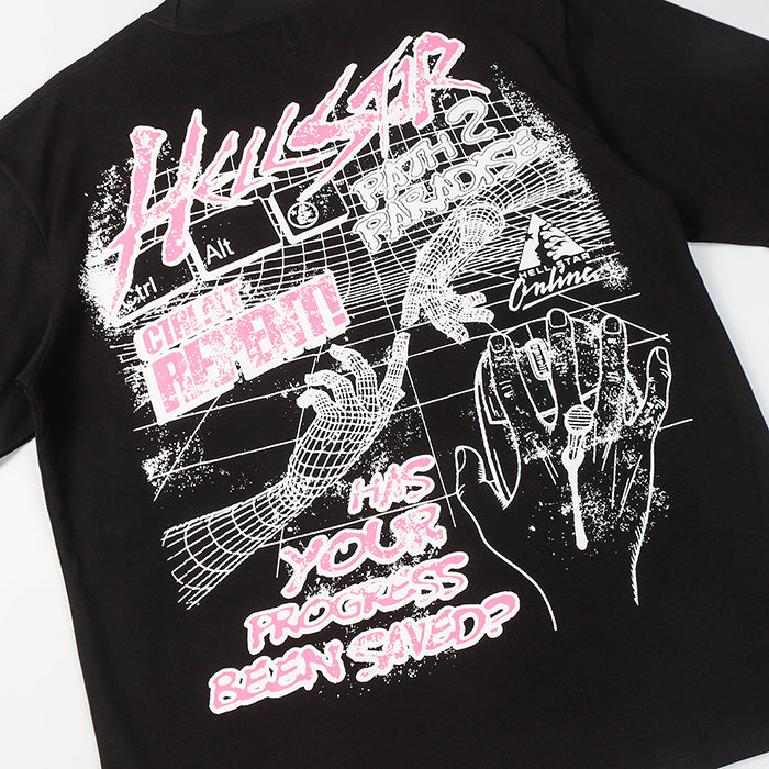 Hellstar Studios Online Cream Long Sleeve Tee