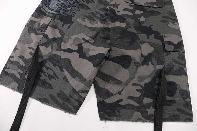 Hellstar Camouflage Printed Shorts
