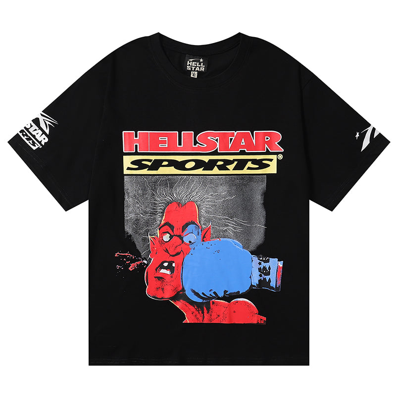 Hellstar Knock-Out T-Shirt Black