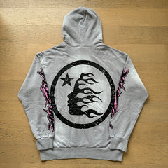 Hellstar Sport Hoodie Grey pink