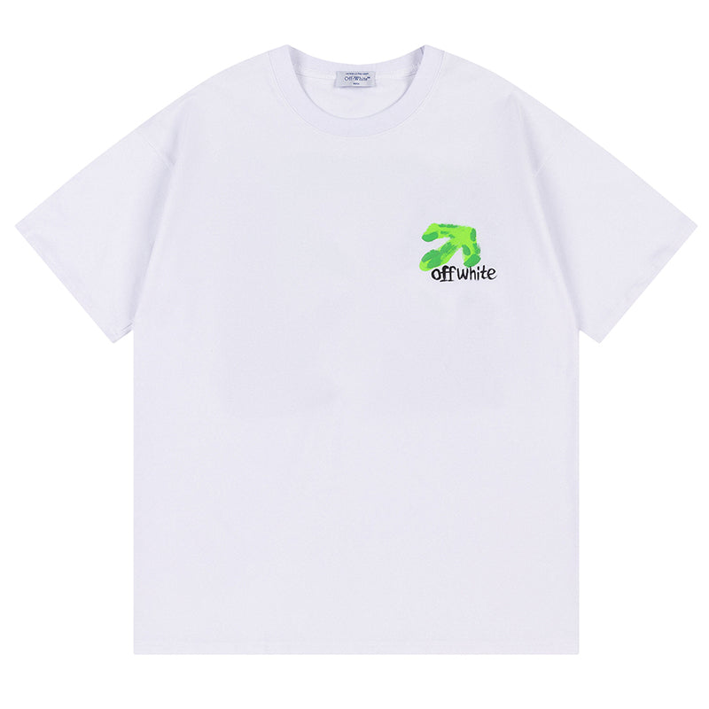 Off White Logo Pattern Printed T-Shirt