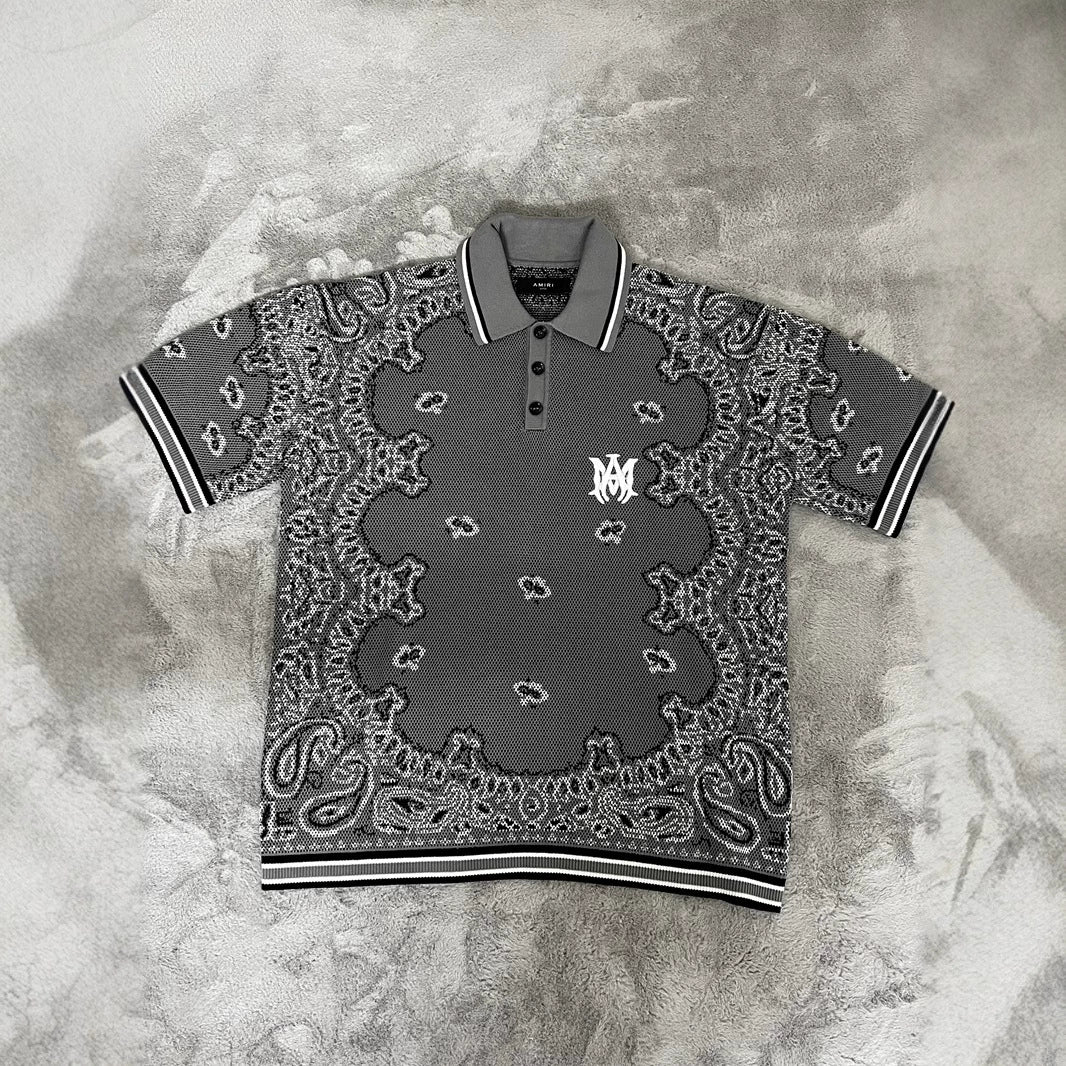 AMIRI Bandana Print B-Ball Drawstring Shorts