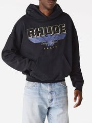 RHUDE Ranch Logo-Print Cotton Hoodie