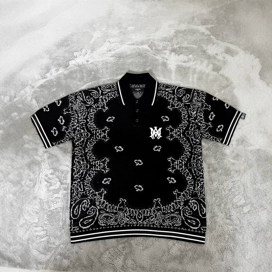 AMIRI Bandana Print B-Ball Drawstring Shorts