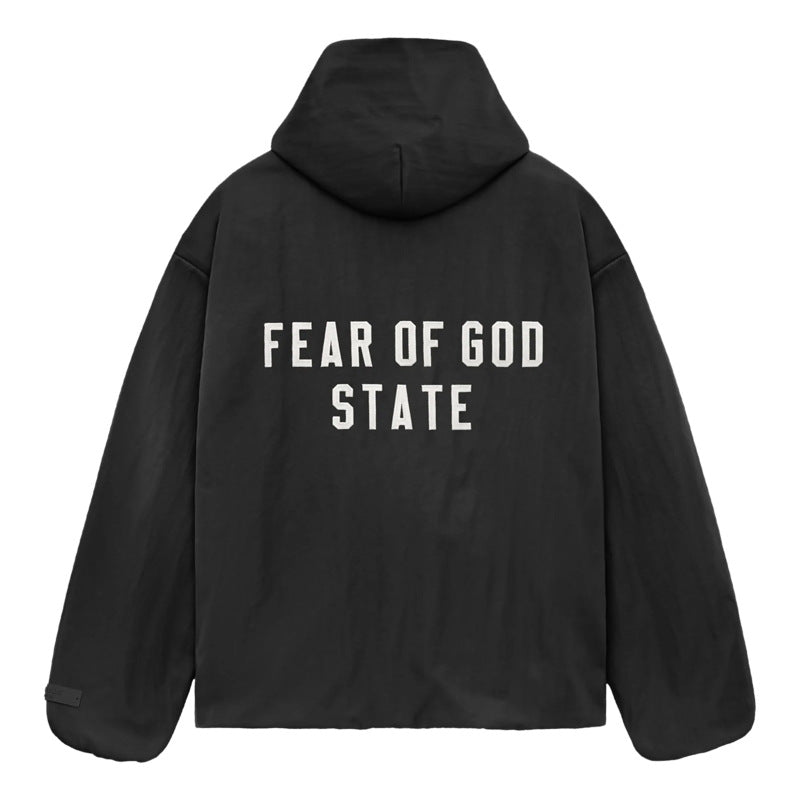 Fear of God Essentials Textured Nylon Trucker Jacket