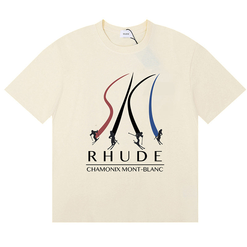 RHUDE Chamonix Mont-Blanc T-Shirts