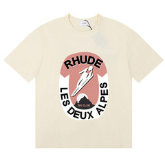 RHUDE Les Deux Alpes Cotton T-Shirts