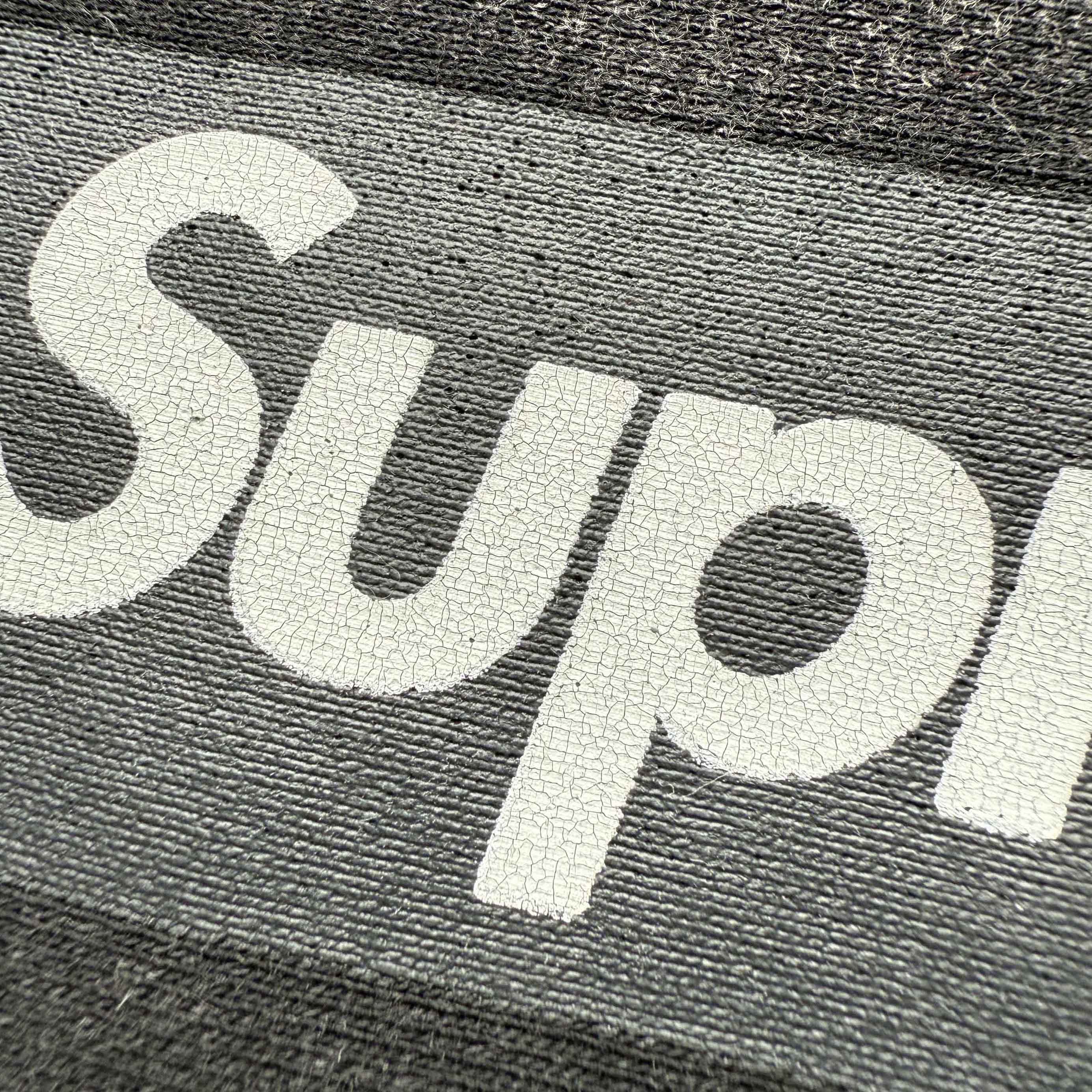 Supreme 25SS Washed Box Logo Crewneck Sweatshirts