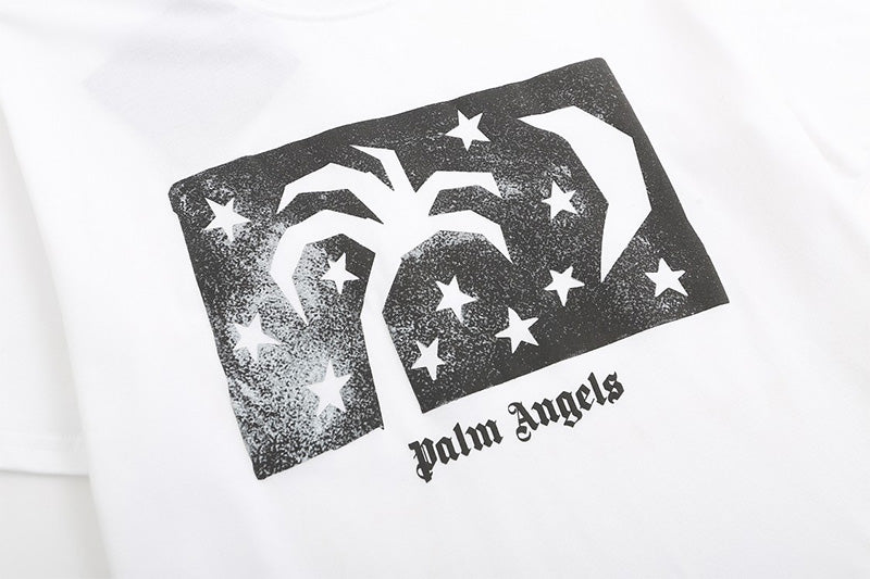 Palm Angels Graphic-Print Crew-Neck T-Shirts