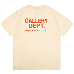 GALLERY DEPT. logo-print crew neck T-shirts