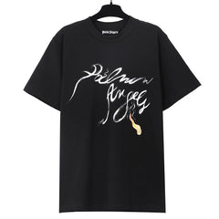 Palm Angels Foggy logo-print T-shirts