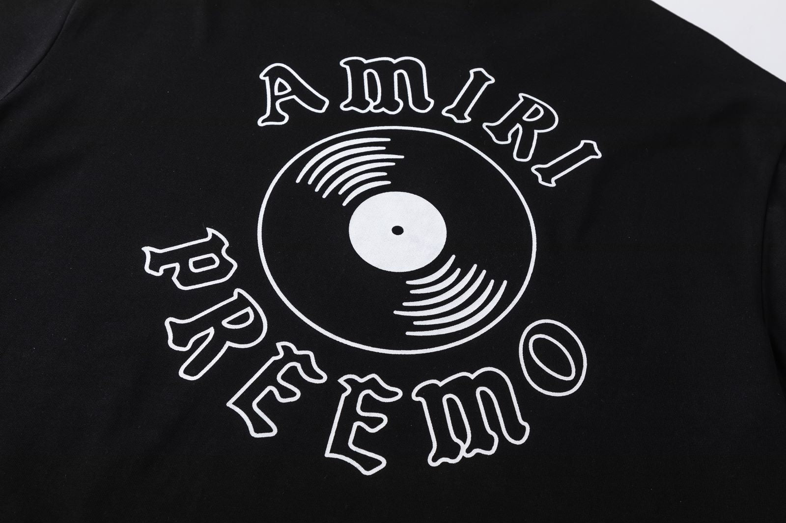 AMIRI Black DJ Premier Edition Premier Record T-Shirt