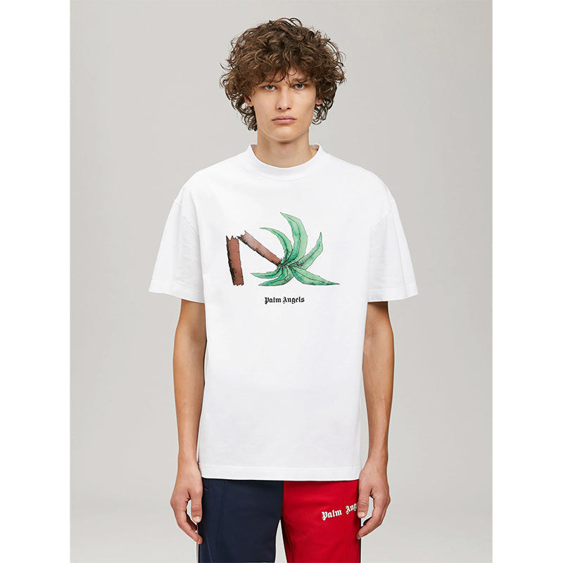 PALM ANGELS Coconut tree big logo T-Shirt