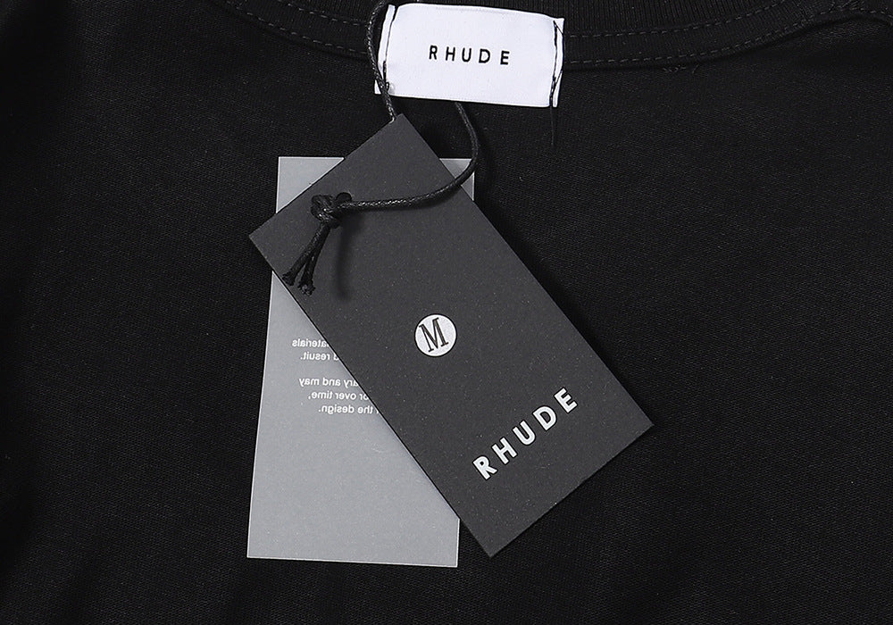 RHUDE Eagle lettering print T-Shirts