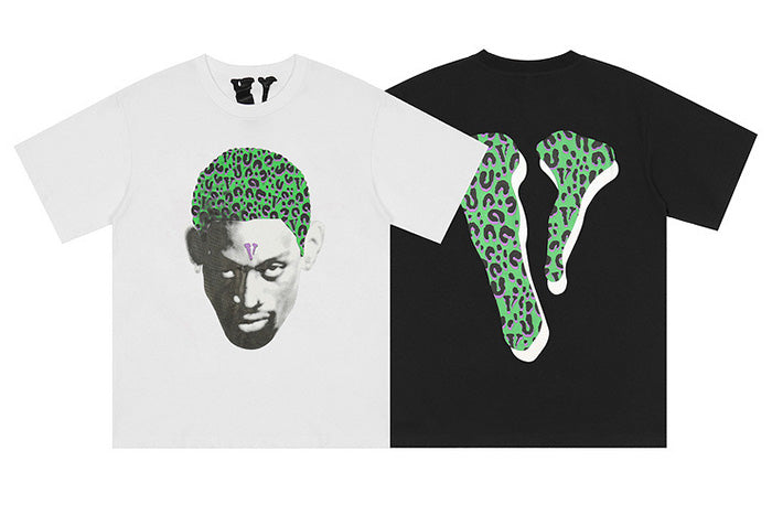 Vlone Rodman Cheetah T-shirt White/Black