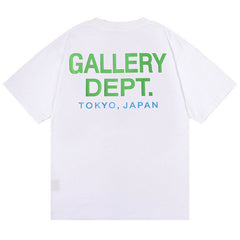 Gallery Dept Tokyo-limited colorful letter printing T-Shirts